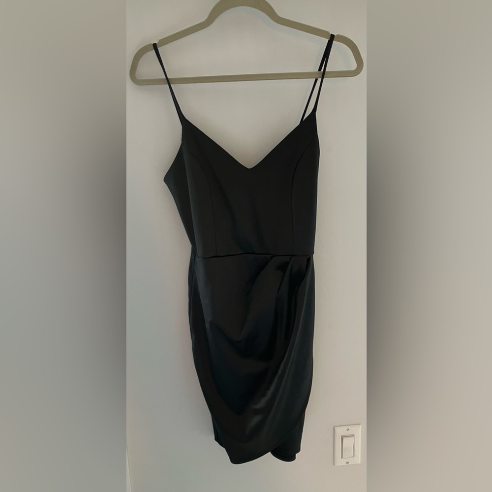 Black midi dress - Medium
